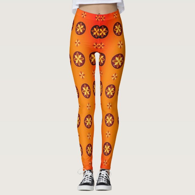 Afrikansk broderilagstiftning leggings (Framsida)