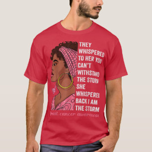 Afrikansk bröstcancer för kvinnor t shirt