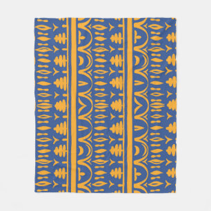 Afrikansk Chevrons: Ethnic Tribal Mönster Fleecefilt