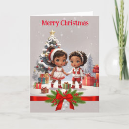 Afrikansk christmas-kort helgkort