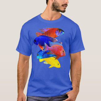 Afrikansk cichlids Peacock Cichlid uppfödare T Shirt