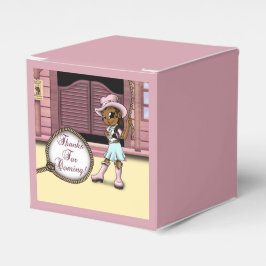 Afrikansk Cowgirl Birthday Presentaskar