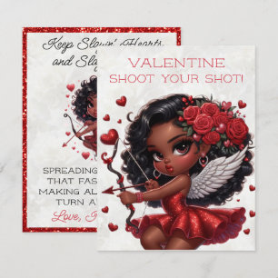Afrikansk Cupid Valentindag i Glamorös, Amerikansk Tilläggskort