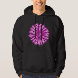 Afrikansk Daisy blomma, realistisk illustration Hoodie