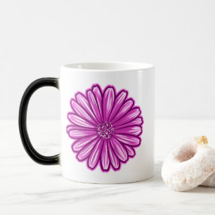 Afrikansk Daisy blomma, realistisk illustration Magisk Mugg