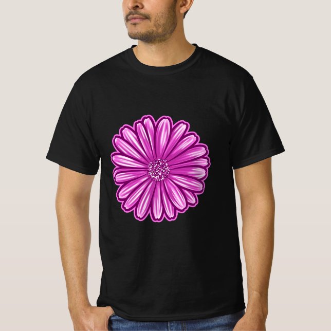 Afrikansk Daisy blomma, realistisk illustration T Shirt (Framsida)