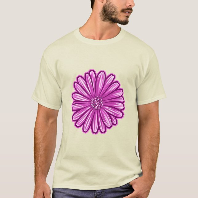 Afrikansk Daisy blomma, realistisk illustration T Shirt (Framsida)