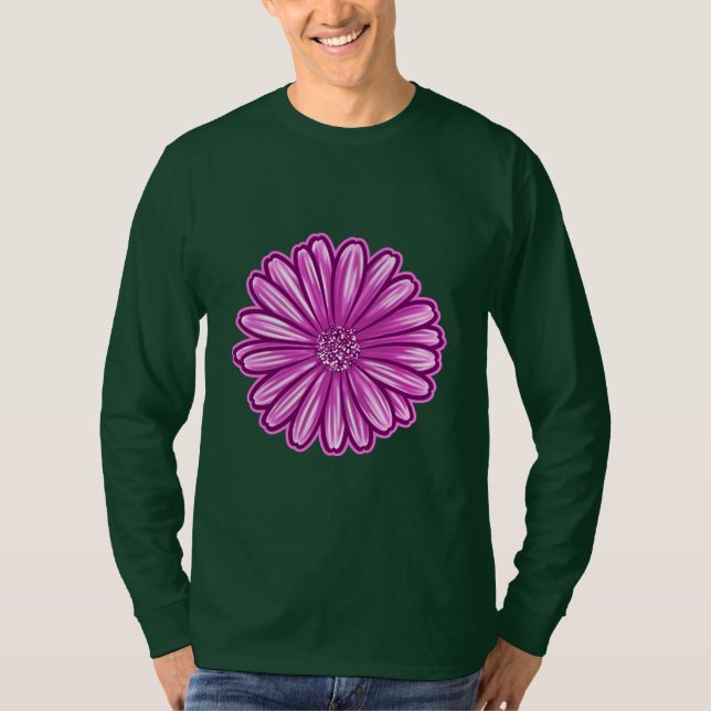 Afrikansk Daisy blomma, realistisk illustration T Shirt (Framsida)