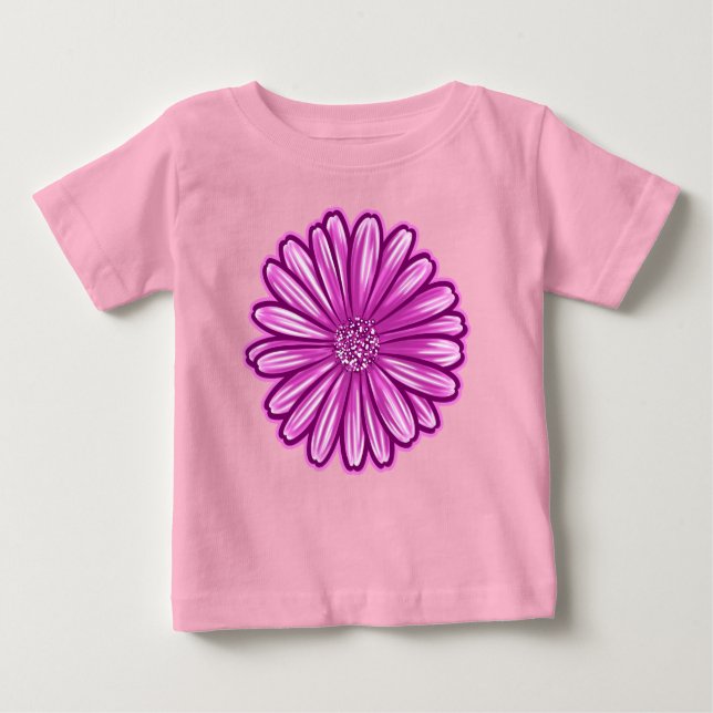 Afrikansk Daisy blomma, realistisk illustration T Shirt (Framsida)