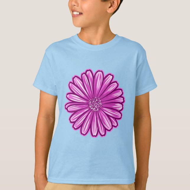 Afrikansk Daisy blomma, realistisk illustration T Shirt (Framsida)
