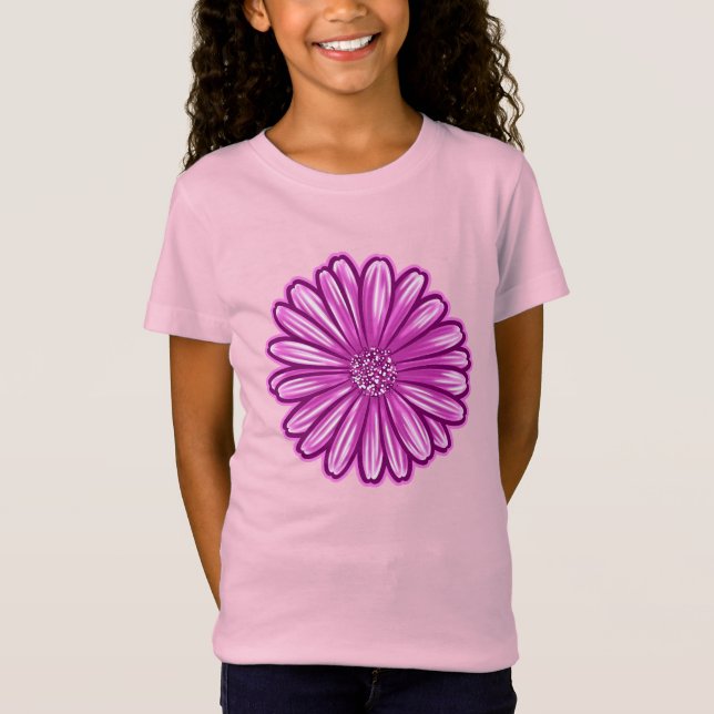 Afrikansk Daisy blomma, realistisk illustration T Shirt (Framsida)