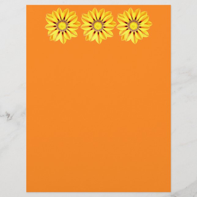 Afrikansk Daisy/Gazania - Orange och Gult (Framsida)