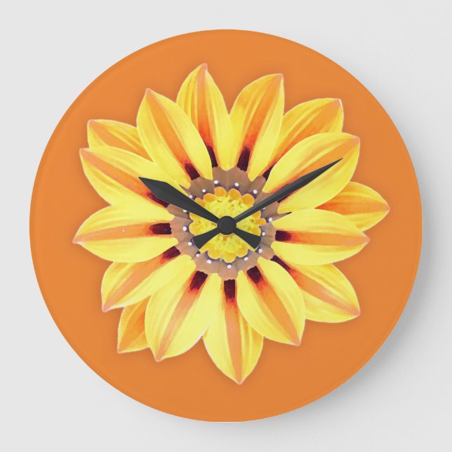 Afrikansk Daisy/Gazania - Orange och Gult Stor Klocka (Framsida)