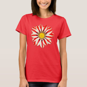 Afrikansk Daisy/Gazania - Röda och vita strimmor Tröja