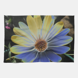 Afrikansk Daisy Lapis och Guld Kitchen Towel Kökshandduk