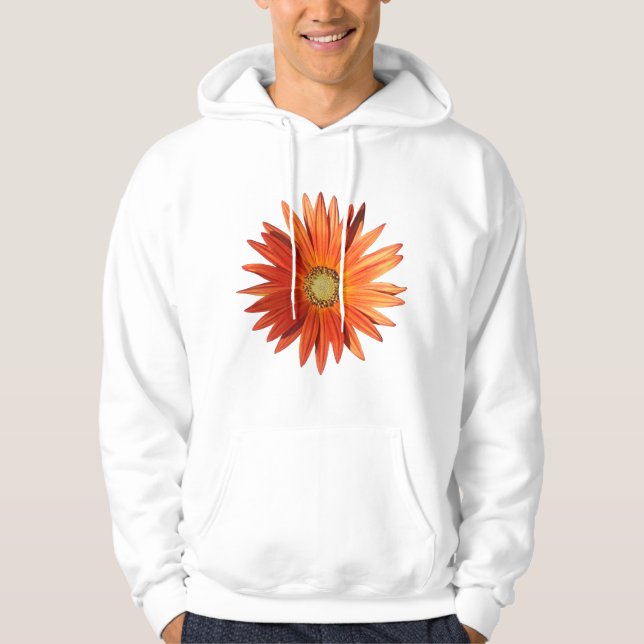 Afrikansk Daisy Sweatshirt Med Luva (Framsida)