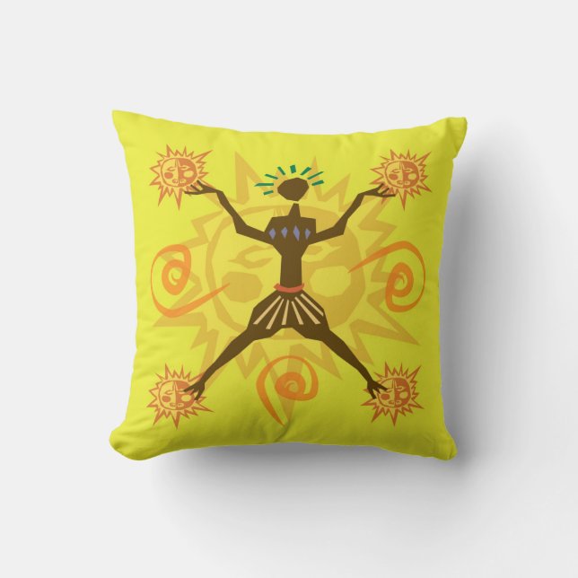 Afrikansk design kudde (Framsida)