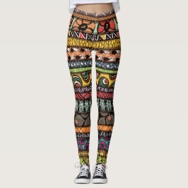 Afrikansk design leggings