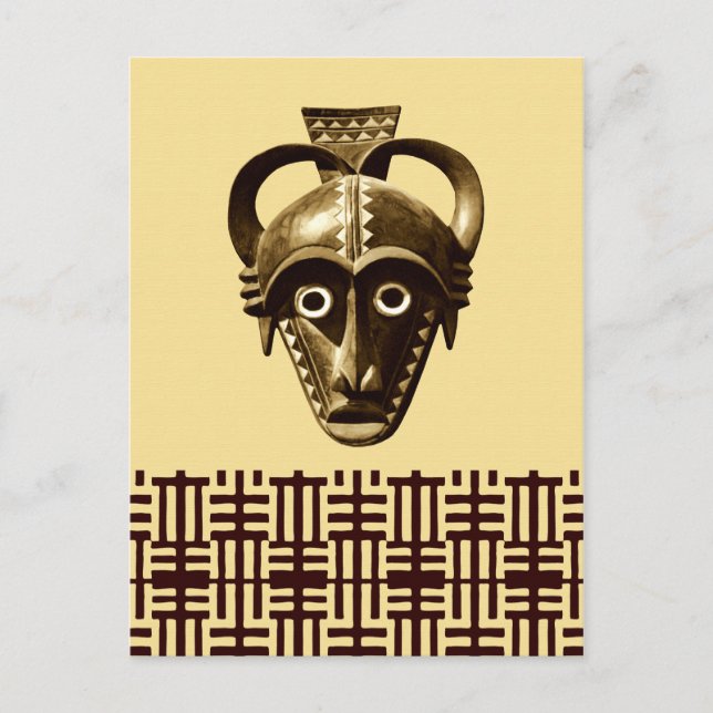 Afrikansk design nr 11 vid Stylnic Vykort (Framsida)