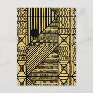 Afrikansk design nr 12 vid Stylnic Vykort