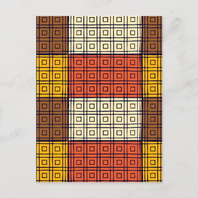 Afrikansk design nr 4 vid Stylnic Vykort (Framsida)