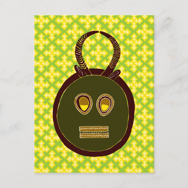 Afrikansk design nr 5 @ Stylnic Vykort (Framsida)