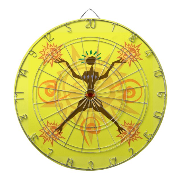 Afrikansk design piltavla (Framsidan)