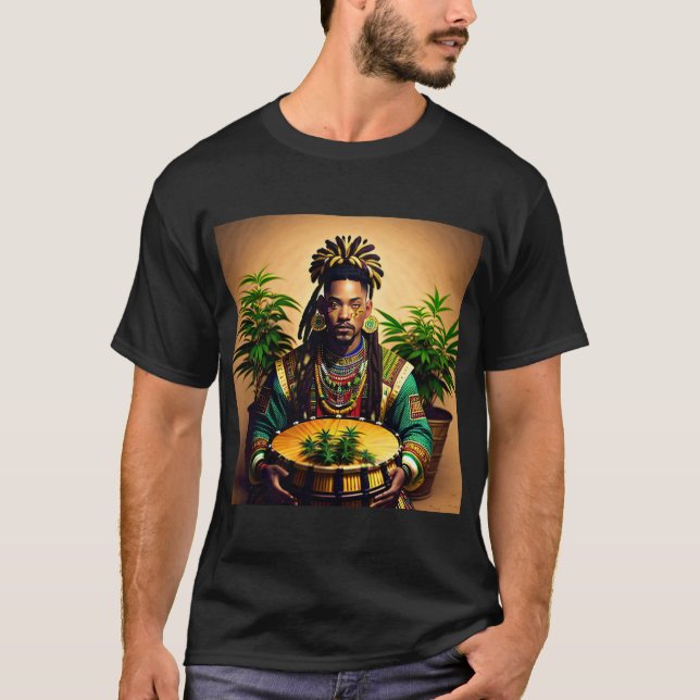 Afrikansk design t shirt (Framsida)