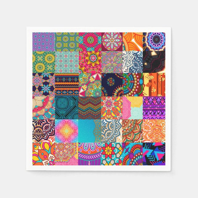 Afrikansk designblöjor pappersservett (Framsidan)