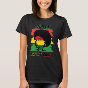 Afrikansk diaspora Lycklig-historik, negro Day Kvi T Shirt