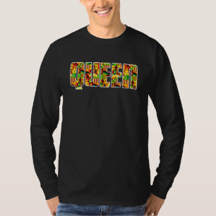 Afrikansk Drottning För Kvinnor Cool Kente Tyg T Shirt