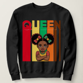 Afrikansk drottning Girl Women's sweatshirt T Shirt