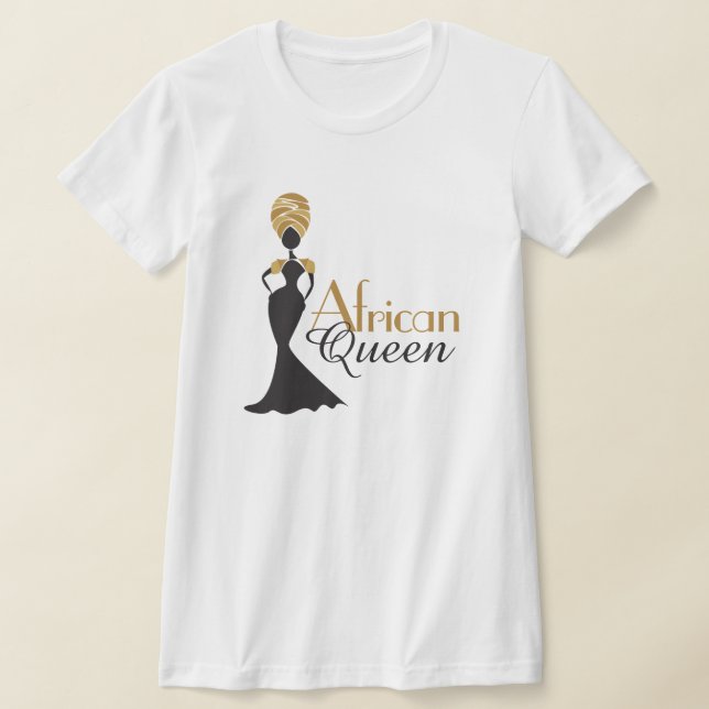 Afrikansk drottning T-Shirt for Women (Laydown)