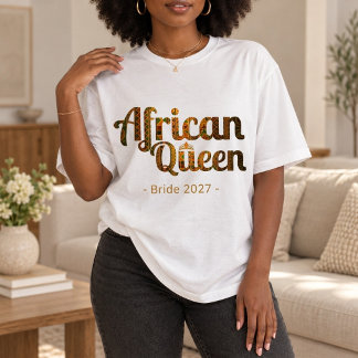 Afrikansk Drottning T-Shirt — Present till henne