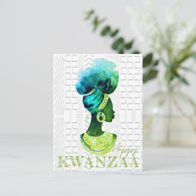 Afrikansk Drottning Vykort (Stående Fram)