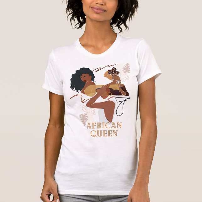 Afrikansk drottningt-shirt t shirt (Framsida)