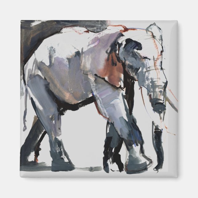 Afrikansk elefant 2012 magnet (Framsidan)