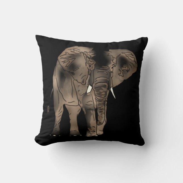 Afrikansk elefant kudde (Framsida)