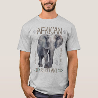 Afrikansk elefant: Skydda vårt vilda liv T Shirt