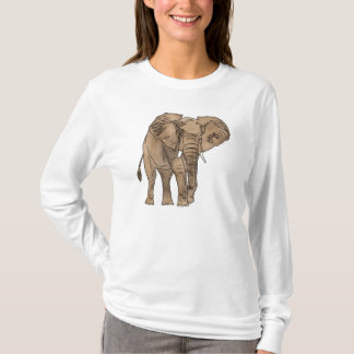 Afrikansk elefant t-shirt