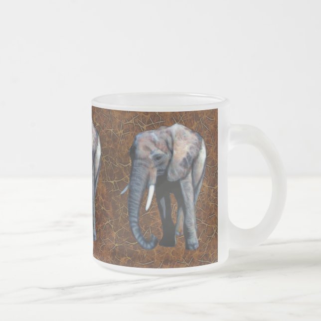 Afrikansk elefant Wildlife-supporter Drinking Mugg (Höger)