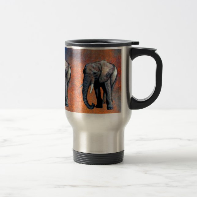Afrikansk elefant Wildlife-supporter Drinking Mugg (Höger)