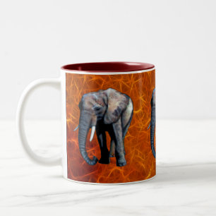 Afrikansk elefant Wildlife-supporter Drinking Mugg