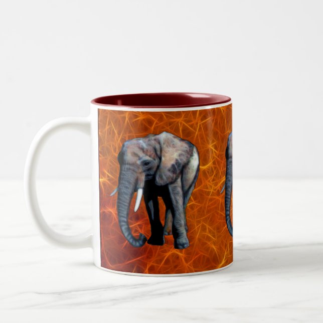 Afrikansk elefant Wildlife-supporter Drinking Mugg (Vänster)