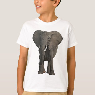 Afrikansk Elephant Jungle Safari Djurfauna Art T Shirt