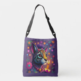 afrikansk etnisk Kwanzaa Vilda djur i Disguise Axelväska