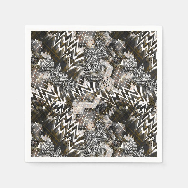 Afrikansk, etnisk. pappersservett (Framsidan)