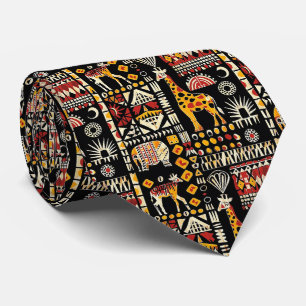 Afrikansk etnisk traditionell prydnadstyp, stampat slips