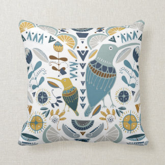 Afrikansk fågel/afrikansk design/Shweshwe/kricka Kudde