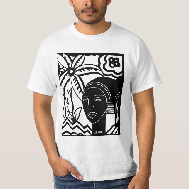 Afrikansk fantasi t-shirt (Framsida)